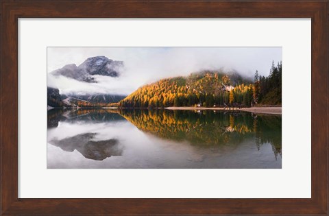 Framed Lake Braies Print