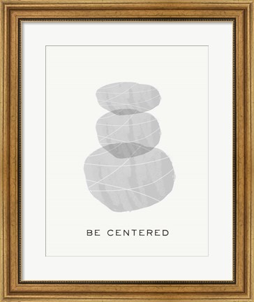 Framed Zen Vibes I-Be Centered Print