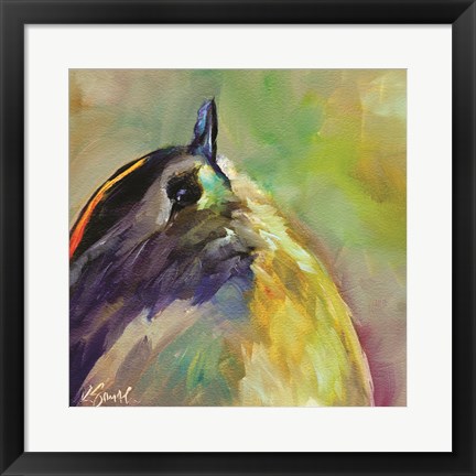 Framed Field Birds IX Print