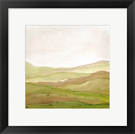 Framed Distant Hills II Print