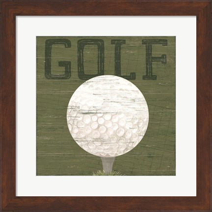 Framed Golf Days XI-Golf Print