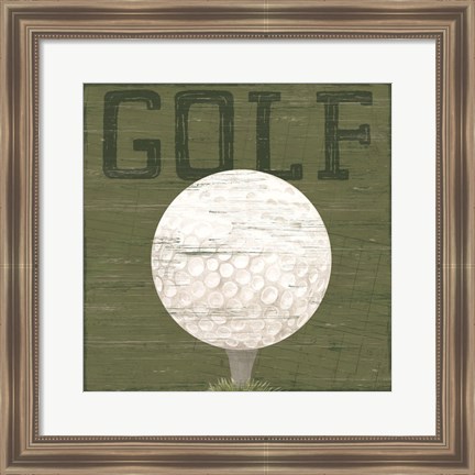 Framed Golf Days XI-Golf Print