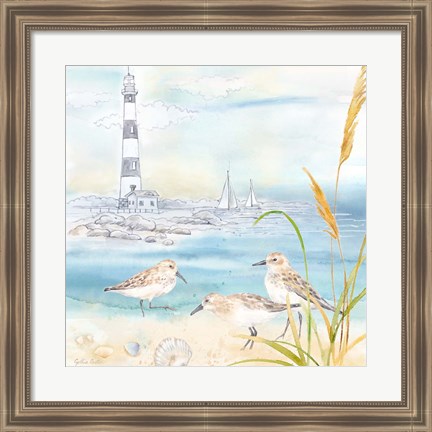 Framed By the Seashore IV Print