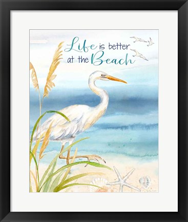 Framed By the Seashore VI Print