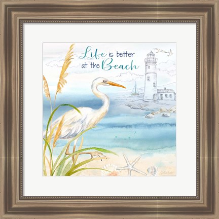 Framed By the Seashore VIII Print