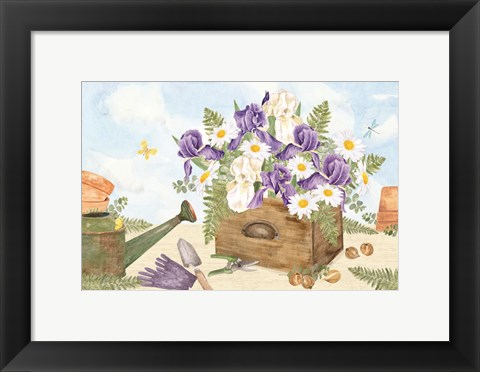 Framed In My Garden IV Print