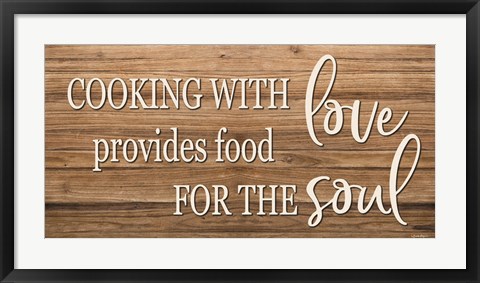 Framed Cooking with Love Print