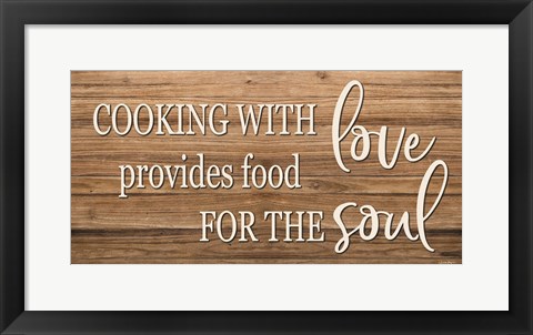 Framed Cooking with Love Print