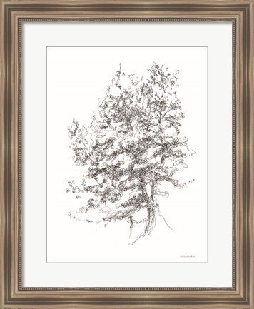 Framed Whispering Pines 2 Print