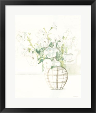 Framed Perfect Plaid Pot Print