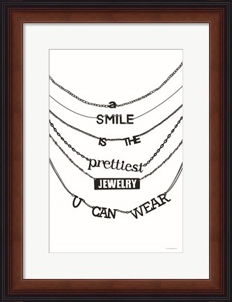 Framed Smile is the Prettiest Print