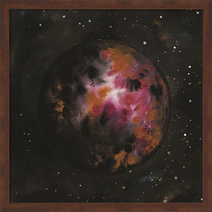 Framed Celestial Planet Print