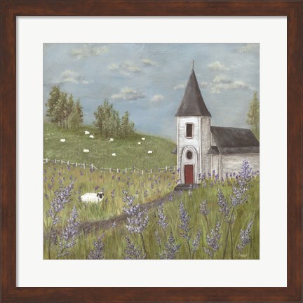 Framed Lost Sheep Print