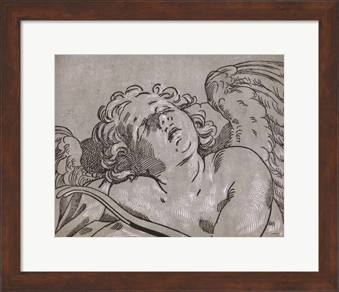 Framed Cupid Print