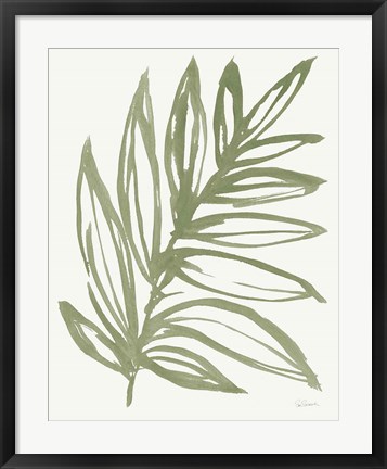 Framed Nature in Sage I Print