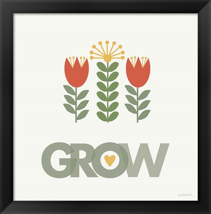 Framed Grow Print