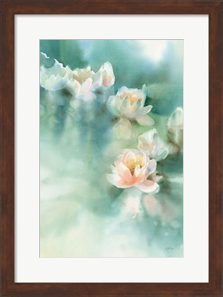 Framed Water Lily I Print