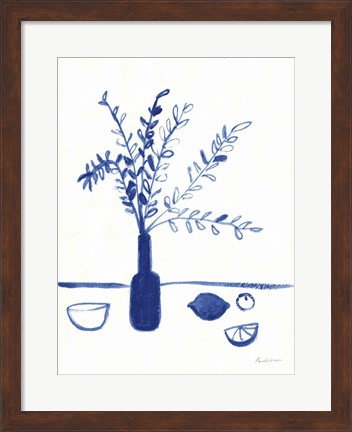 Framed Greek Island Dreaming II Print