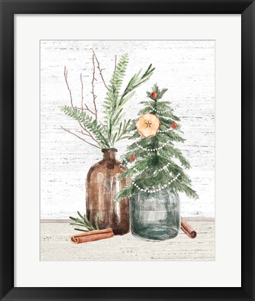 Framed Seasonal Market III No Orange Print