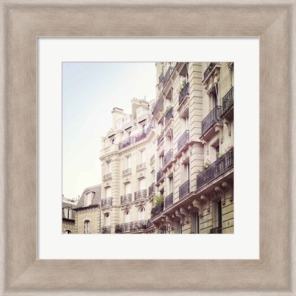 Framed Paris Moments III Neutral v2 Print