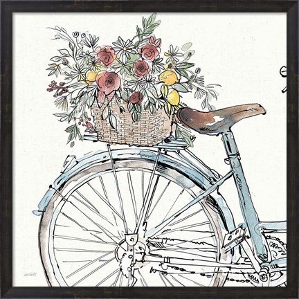 Framed Farmhouse Flea Market Bike II Print