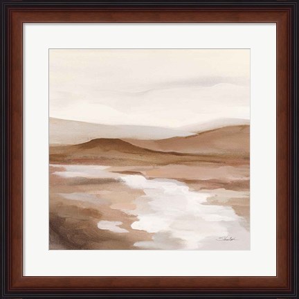 Framed Cinnamon Riverbank II Light Print