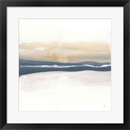 Framed Tonal Blue Gray IV Print