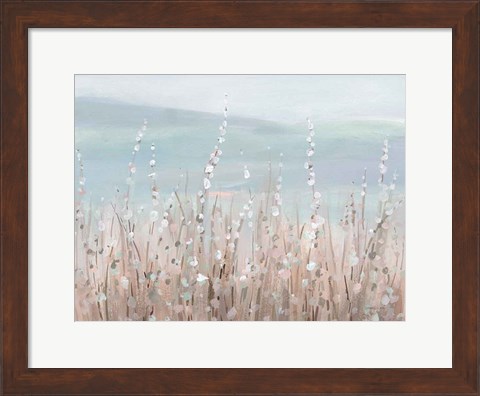 Framed Coastal Morning Blooms Print