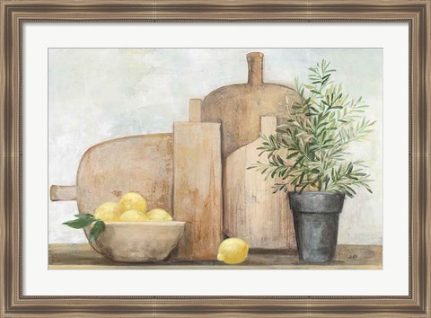 Framed Rustic Kitchen Print