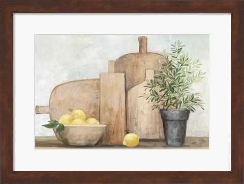 Framed Rustic Kitchen Print