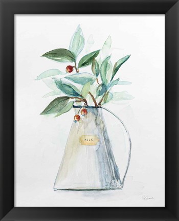 Framed Market Greenery Print