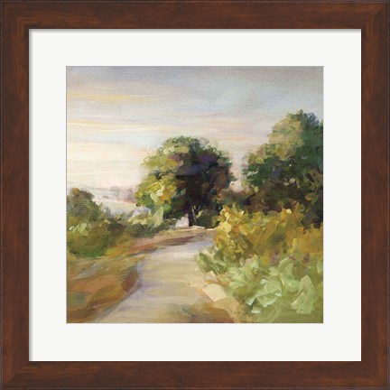 Framed Bright Eucalyptus Trail Print