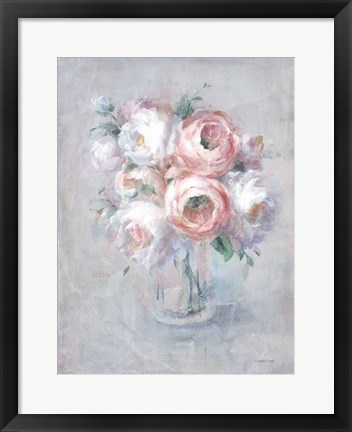 Framed Light Summer Blooms I Print