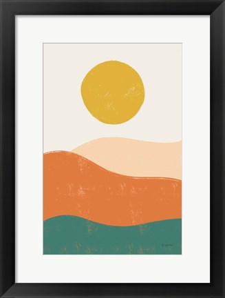 Framed Sun Chaser I Print