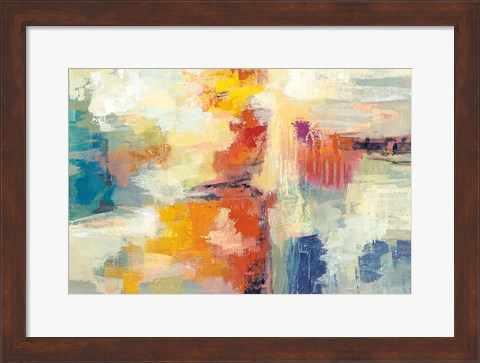 Framed Bright Coral Reef Print