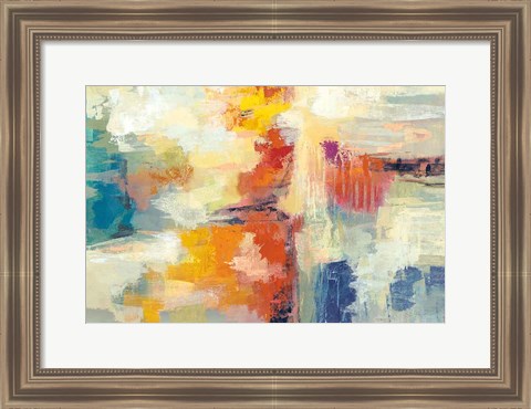 Framed Bright Coral Reef Print