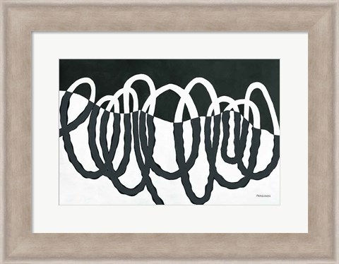 Framed Loops III Dark Print