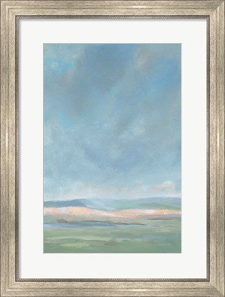 Framed Faded Hills Print