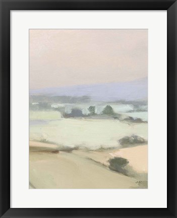 Framed Dream Valley I Neutral Crop II Print