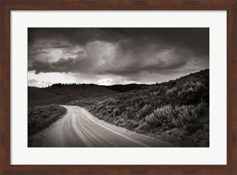 Framed Stanley Basin Road Print