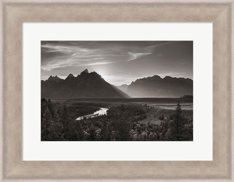 Framed Snake River Overlook Grant Teton National Park Print