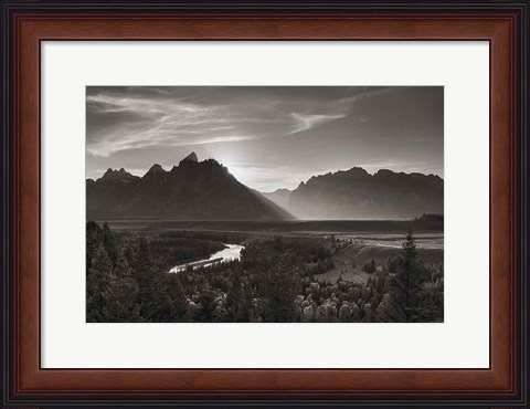 Framed Snake River Overlook Grant Teton National Park Print