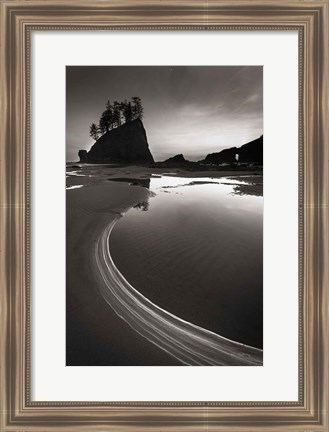 Framed Coastal Evening Print