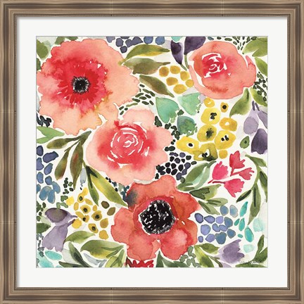 Framed Ode to Spring II Print