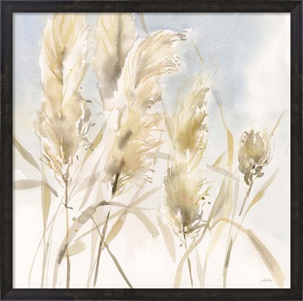 Framed Pampas Grasses Print
