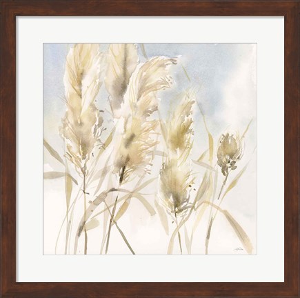 Framed Pampas Grasses Print