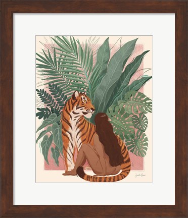 Framed Majestic Cats II Print