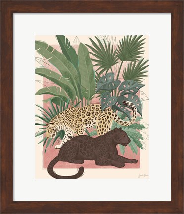 Framed Majestic Cats I Print