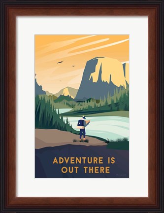 Framed Wild Adventure III Print