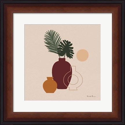 Framed Mod Vessels II Print